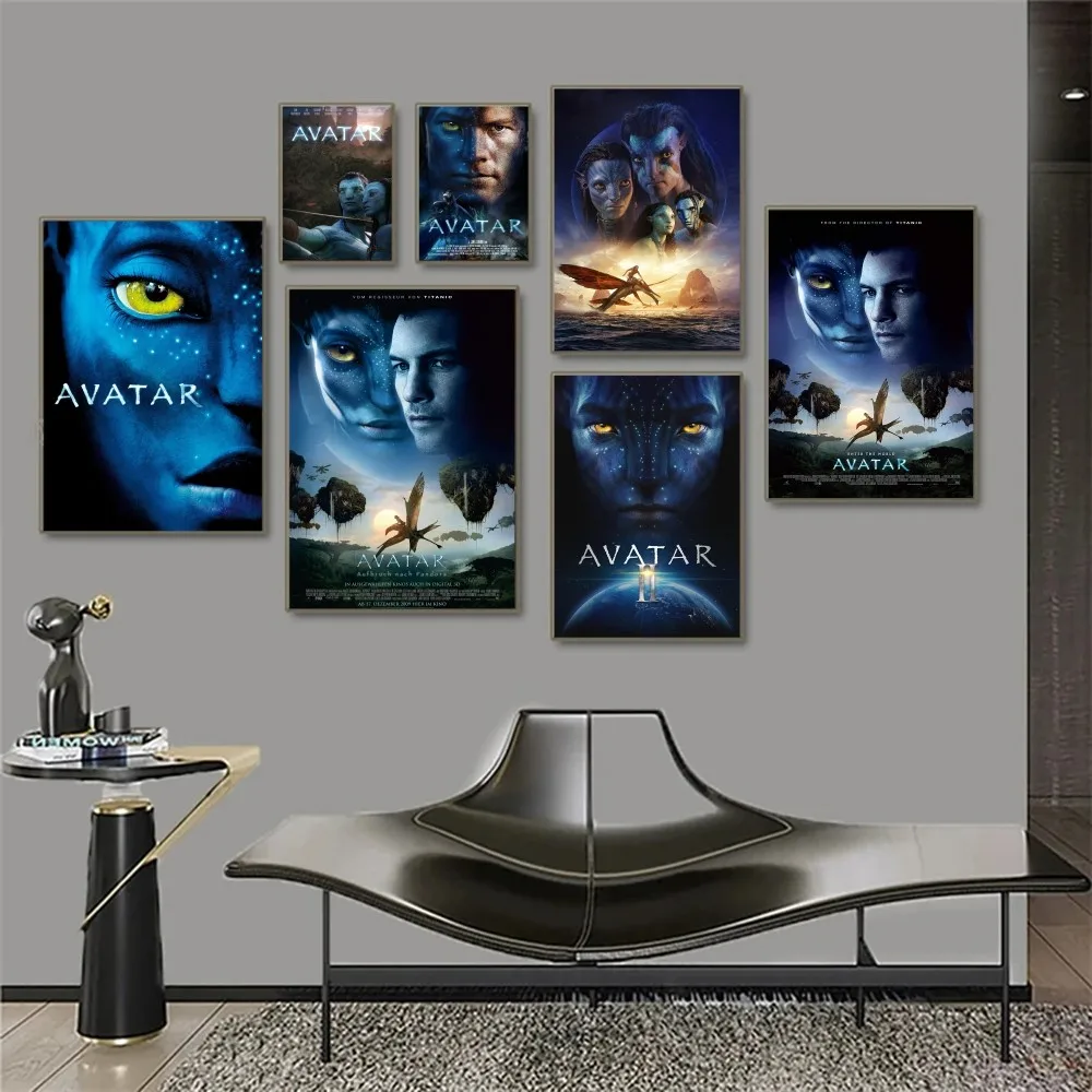 1ks Klasické Sci-Fi Filmy-Avatar Plakát, Samolepky Umění Nástěnné Dekor Hry Room Decor Dárky Kawaii HD Obraz, Kočka